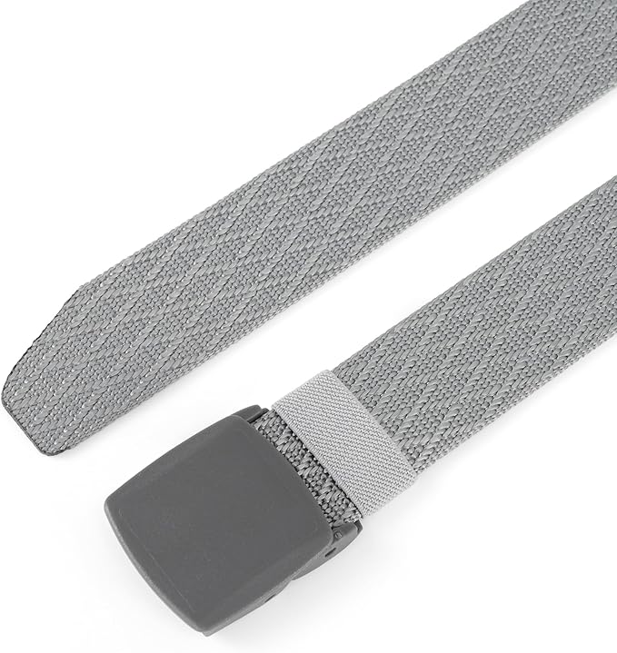 Mile High Life Nylon Web Belt Outdoor Military Belt With TSA Safe Plastic Buckle Belt