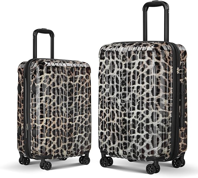 Carry on Luggage 2 Sets(20in/24in) with Spinner Wheels, Lightweight PC+ABS Hard Shell Suitcases, Expandbale Storage & TSA Aprovel Lock