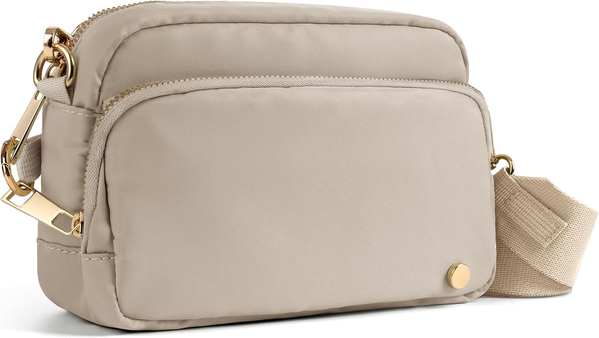 Joryin Anti Theft Crossbody Bag for Women, Slash-resistant RFID Blocking Travel Purses, Small Shoulder Bag Handbag, Nylon