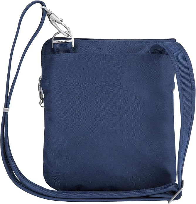 Travelon Anti-theft Classic Slim Double Zip Crossbody