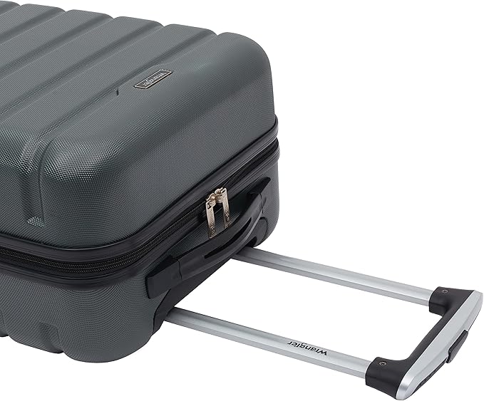 Wrangler 22" Hardside Spinner Carry-On Luggage, Olive