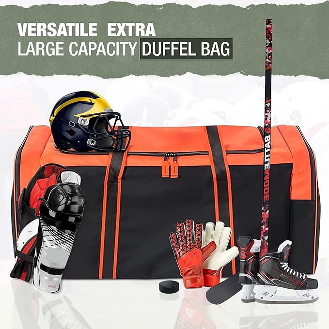 Jetstream Heavy Duty Multi Pocket Durable Sports Gym Equipment Travel Duffel Bag