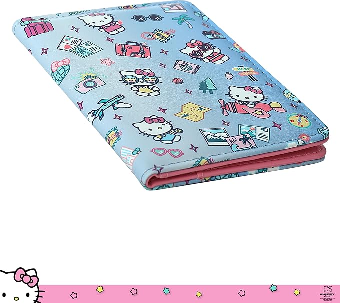 Hello Kitty Passport Holder for Travel Official License, Cute Passport Cover, Sanrio Gifts