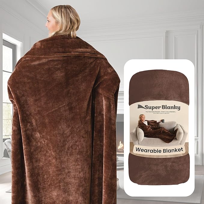 Wearable Blankets for Women, Adult Wearable Blanket Men, Mother's Day Gifts for Her, Wife Birthday Gift Ideas