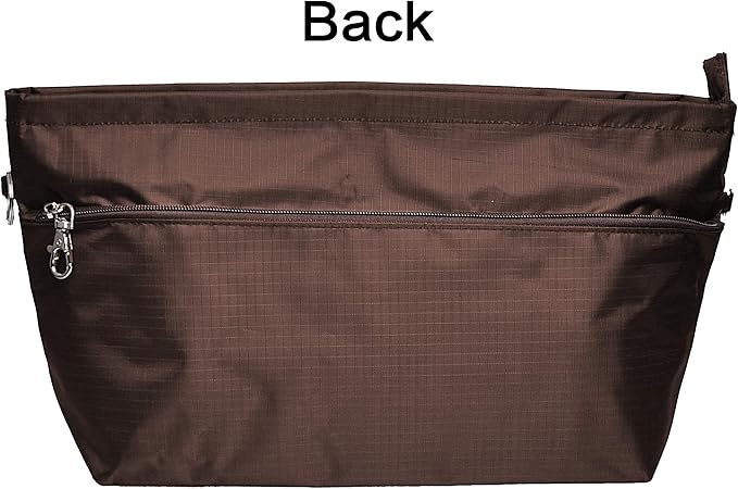 Vercord Handbag Purse Tote Pocketbook Organizer Insert Zipper Closure 11 Pockets 3 Sizes Many Colors