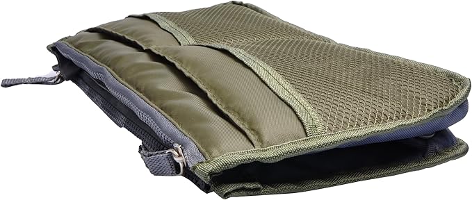 Vercord Purse Organizer Insert for Handbags Bag Organizers Inside Tote Pocketbook Women Nurse Nylon 13 Pockets Army Green Large