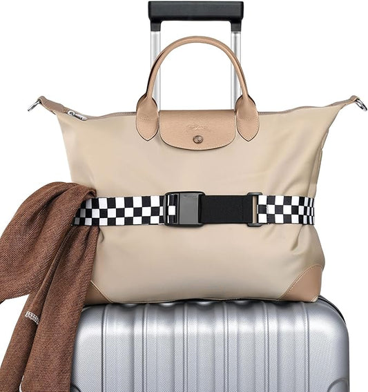 Travel Inspira Magnetic Quick-Release Travel Belt for Luggage Strap - Hands-Free, Lightens Load, Secures Multiple Bags, Adjustable & Lightweight for Effortless Travel