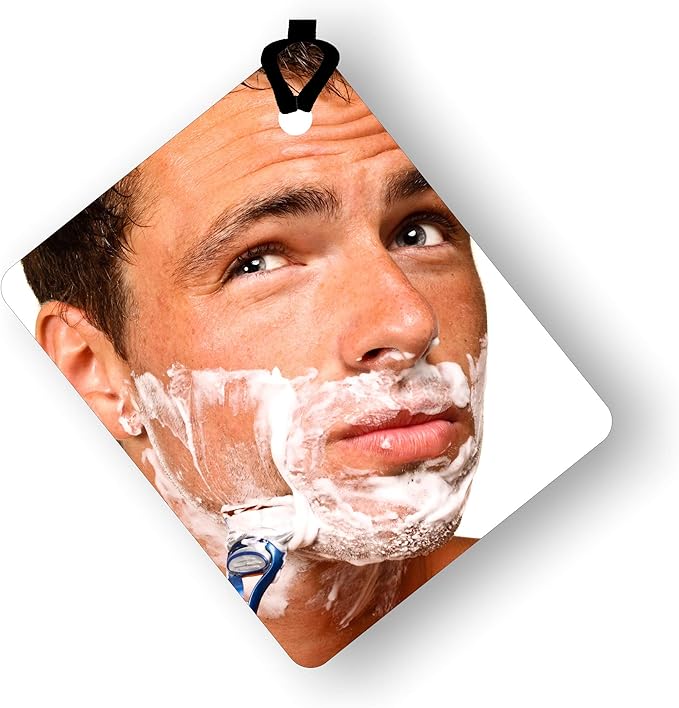 ReflectX Travel Shower Mirror - Light and Durable - Made in The U.S.A. - Shatterproof - Easily Eliminate Fog and Shadows for a Clear Fog Free Reflection. (unclad)