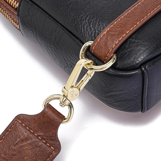 INICAT RFID Blocking Sling Bag, Anti Theft Crossbody Bag for Women, Travel Fanny Pack Style Purse, Vegan Leather
