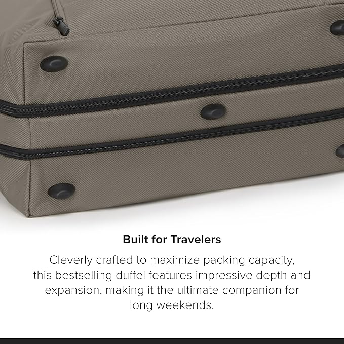 TUMI - Alpha Double Expansion Duffel - Business & Weekend Travel Duffel Bag - Designed for Durability & Functionality