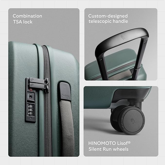 Bellroy Transit Carry-On (41L carry-on luggage, with hard shell and removable packing cells) - Bronze