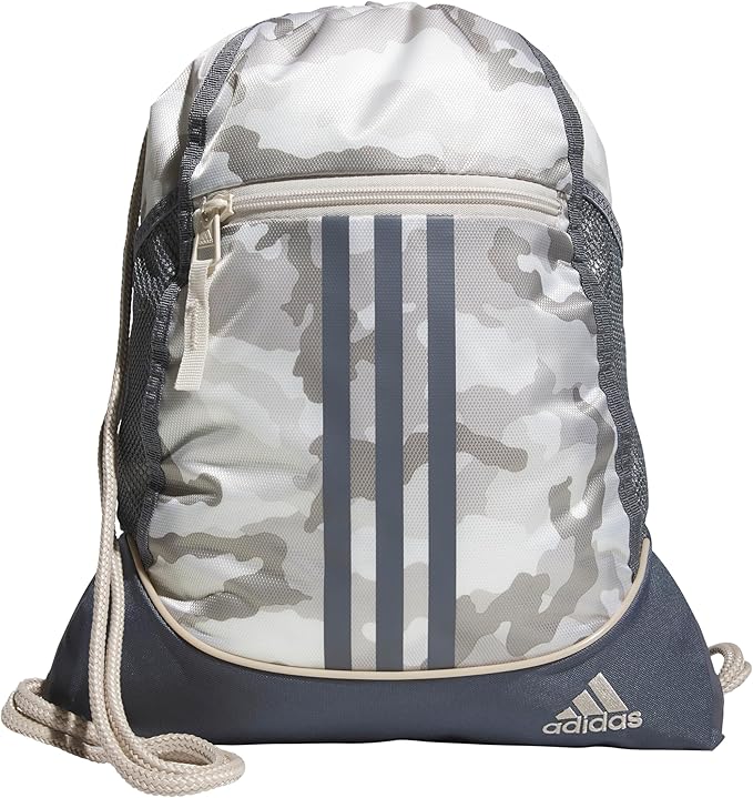 adidas Alliance Sackpack – Drawstring Backpack for Sports, Small Gym Bag