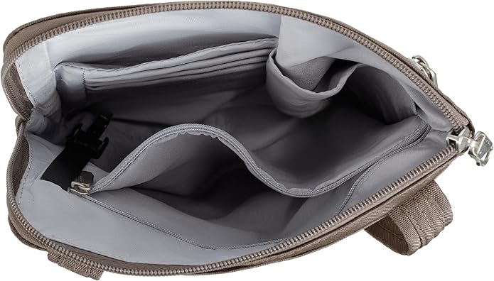 Travelon Anti-theft Classic Slim Double Zip Crossbody