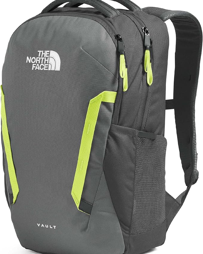 The North Face Vault Everyday Laptop Backpack - Commuter Travel Bag, Water-Repellent Finish, Spacious Compartment, Anthracite Grey, One Size