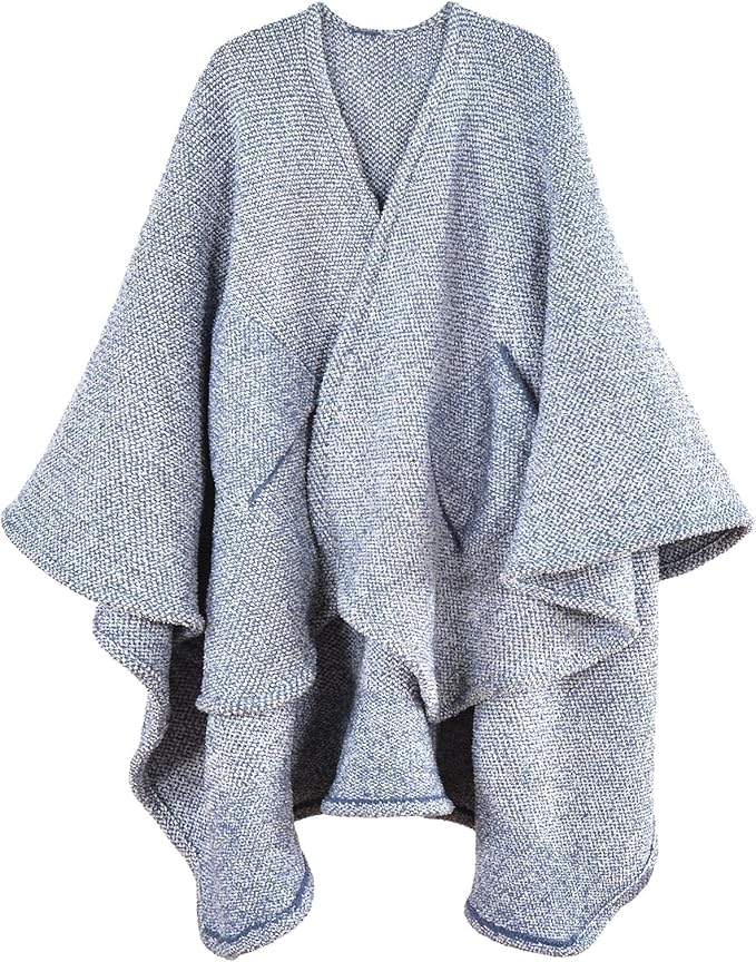 JOOJA Wearable Blanket Super Soft Feather Yarn Blanket Shawl with Pockets Fuzzy Throw Blanket TV Blanket for Adults Teens