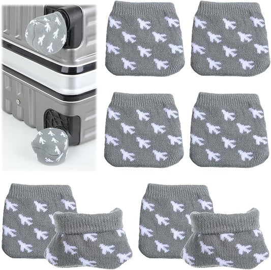 8 Pack Luggage Wheel Covers, Prevent Floor Bed From Getting Dirty and Keep Floors Clean, Universal Sleeve Case