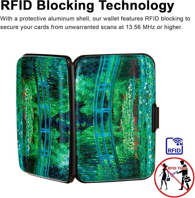 Credit Card Holder Small RFID Blocking Wallet Business Metal Slim Mini Aluminum Hard Case for Women Men