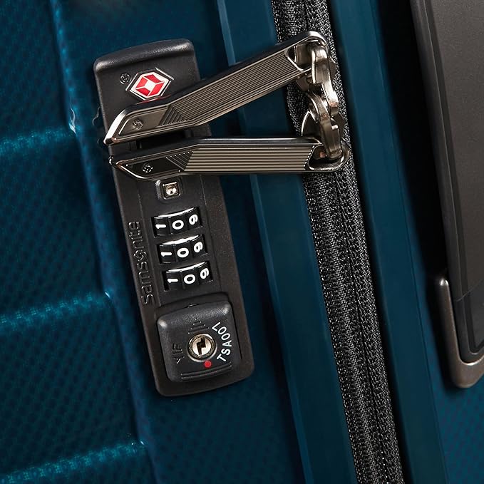 Samsonite Proxis X-Large Hardside Luggage with Dual Spinner Wheels - Innovative Roxkin™ Lightweight Shell With Ultimate Durability- Includes TSA Lock, Ergonomic Telescoping Handle - Petrol Blue
