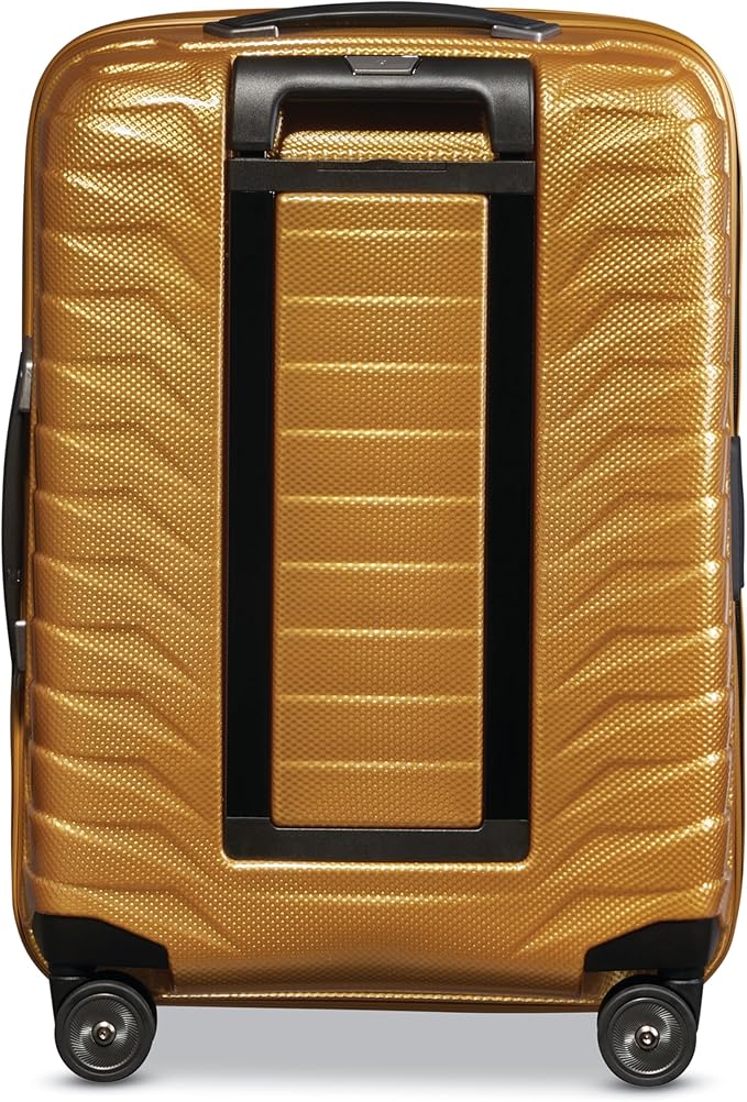 Samsonite Proxis Medium Hardside Luggage with Dual Spinner Wheels - Innovative Roxkin™ Lightweight Shell With Ultimate Durability- Includes TSA Lock, Ergonomic Telescoping Handle - Honey Gold