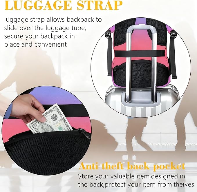MATEIN Fashion Laptop Backpack 15.6 Inch, Anti Theft Slim Travel Backpack, Water Resistant Computer Bag for Men & Women