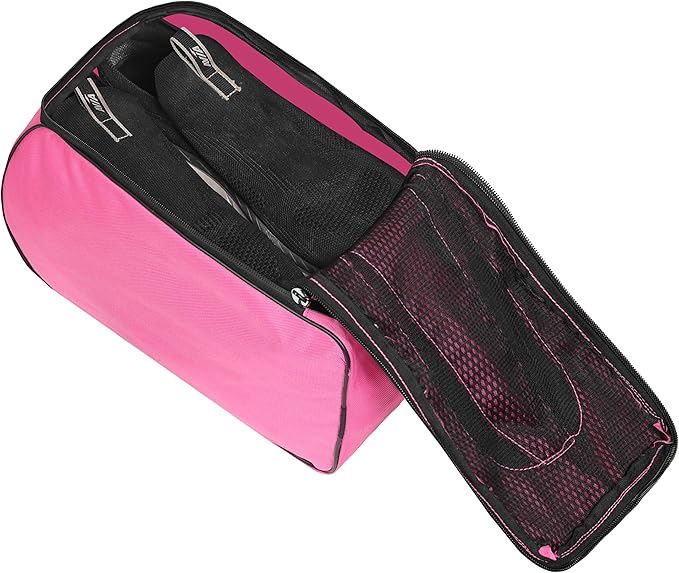 Shoe Bag Waterproof Sports Golf Boot Bag | Odor-Resistant Gym Kit Organiser Storage | Hiking Travel Dust-Proof Storage Bag for Wellington, Cowboy, Football, Rugby, Cricket Shoe (Pink)
