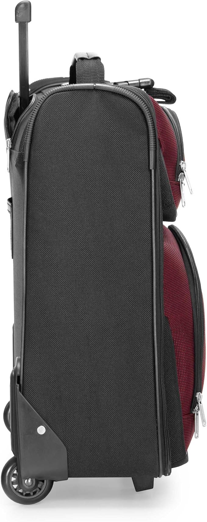 Travel Select Amsterdam Business Rolling Garment Bag, Softside Expandable Rolling 2-Wheeled Suit Carrier, Red, One Size