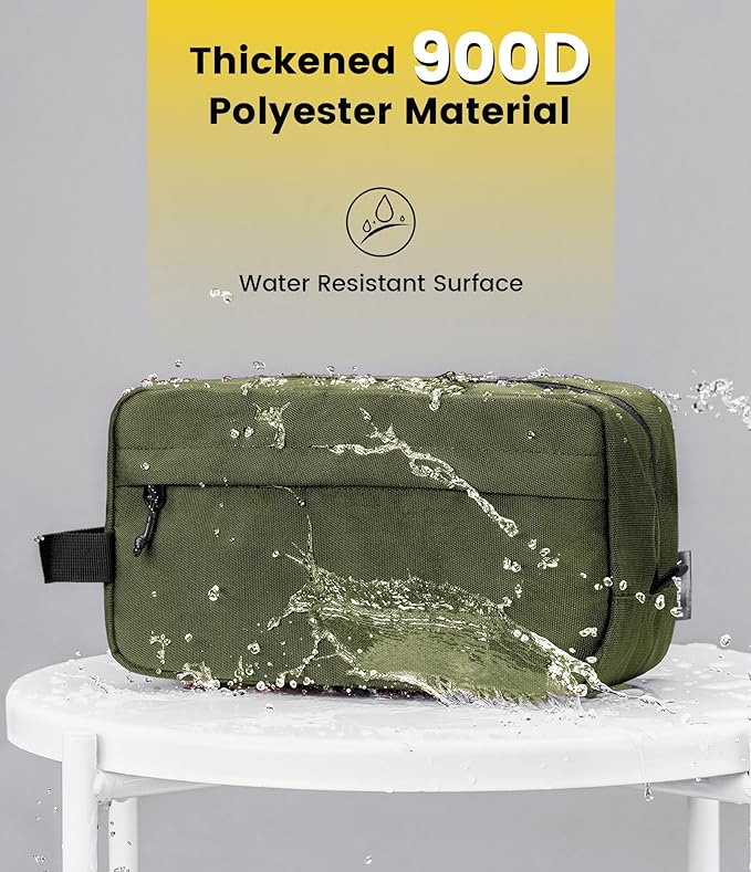 Vorspack Travel Toiletry Bag for Men - Hanging Toiletries Bag Water Resistant Travel Bag for Toiletries Accessories