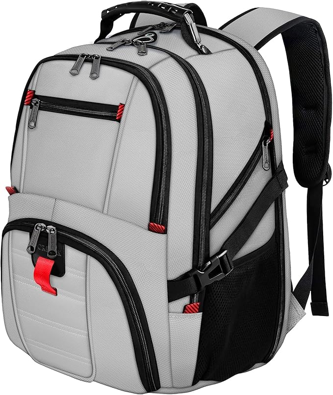 YOREPEK Large Backpack for Men, Extra Large Laptop Backpacks for Men Women, Water Resistant Travel Backpack Airline Approved Business Work Bag Fits 17 Inch Computer, Black