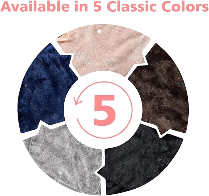 Travel Blanket with Carry Bag, Lightweight Wearable Airplane Blanket, Soft Packable Throw for Travel & Office Blush Pink
