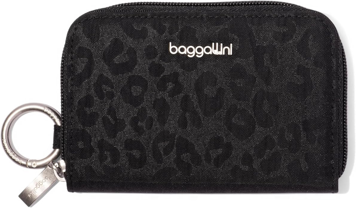 Baggallini Deluxe Card Case - Lightweight 5.5"x3.3" RFID Protected Womens Wallet Card Holder