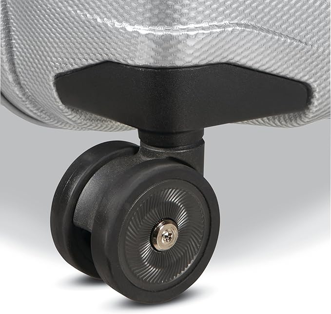 Samsonite Proxis X-Large Hardside Luggage with Dual Spinner Wheels - Innovative Roxkin™ Lightweight Shell With Ultimate Durability- Includes TSA Lock, Ergonomic Telescoping Handle -Silver