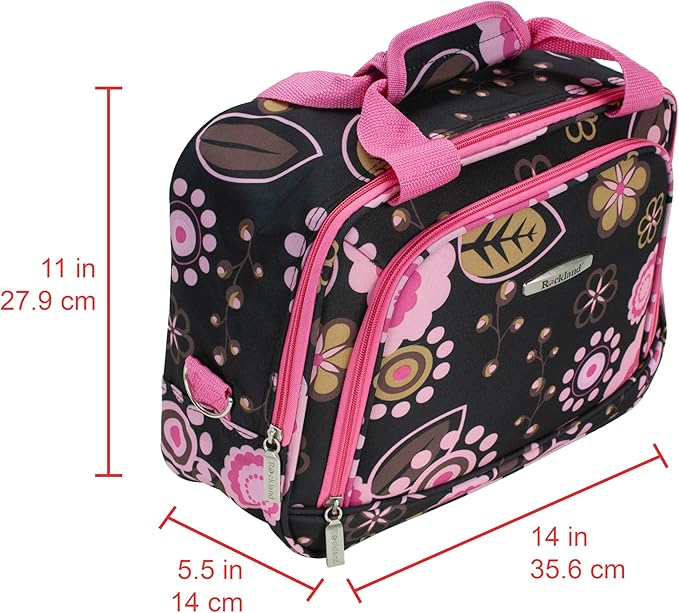 Rockland Fashion Softside Upright Luggage Set, Expandable, Pucci, 2-Piece (14/19)