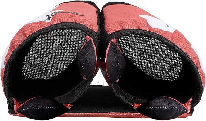 riemot Luggage Travel Cup Holder Free Hand Drink Carrier - Hold Two Coffee Mugs - Fits Roll on Suitcase Handles - Gifts for Flight Attendants Travelers Accessories Fox Brick Red