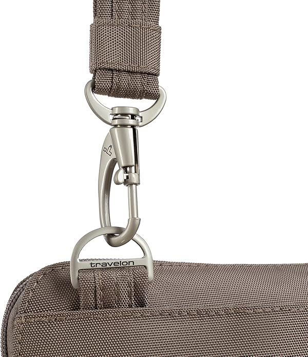 Travelon Anti-theft Classic Slim Double Zip Crossbody