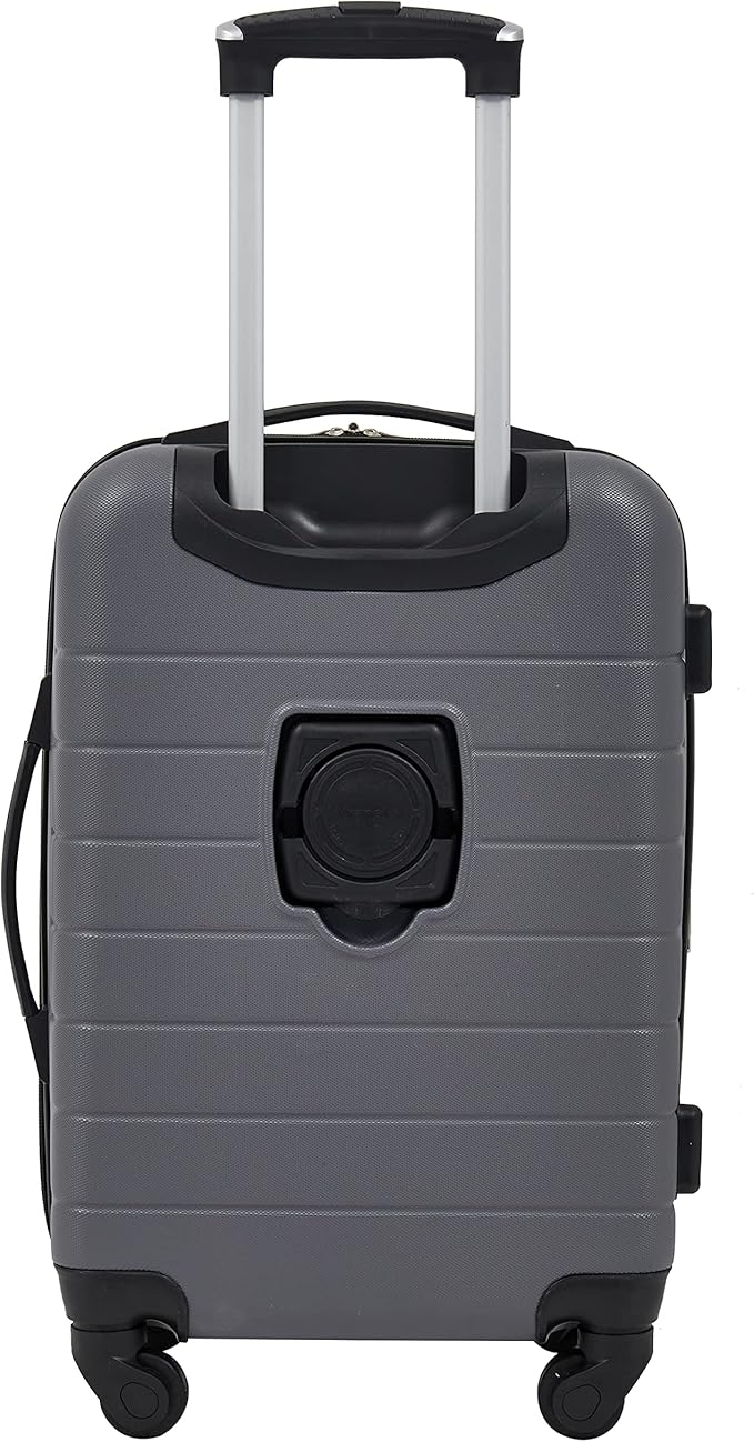 Wrangler Smart Spinner Hardside Luggage, 3 Piece Set, Quiet Shade
