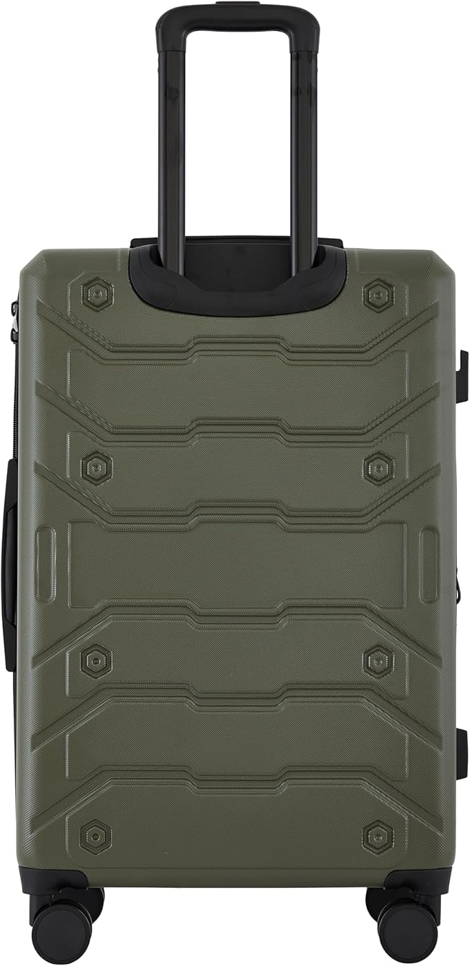 Wrangler ATG Trailway Expandable Hardside Luggage, Winter Moss, 22" Carry-On