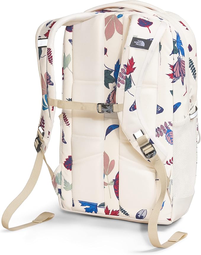 The North Face Women's Jester Everyday Laptop Backpack, Gardenia White Fall Wanderer Print/Gardenia White/Gravel, One Size