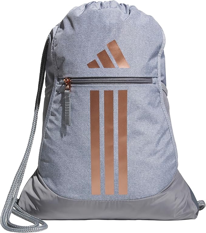 adidas Alliance Sackpack – Drawstring Backpack for Sports, Small Gym Bag