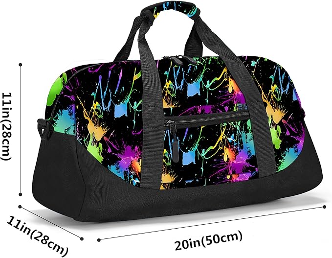 Stumdo Kids Overnighter Duffel Bags for kids, Carry-On Size & Ideal for School Practice or Overnight Travel Weekender Tote for Travel Gym Sport bag for Boys & Girls (11ymao)