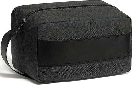 Vorspack Toiletry Bag for Men - Water Resistant Travel Bag for Toiletries, Bathroom Essentials, Travel Accessories, Gifts - Grey