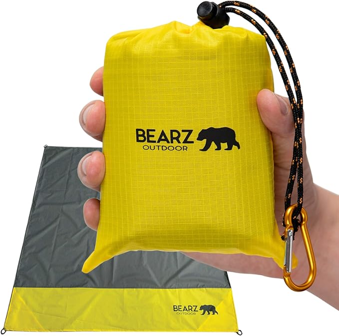 Pocket Blanket - Beach Blanket Waterproof Sandproof, Picnic Blankets Waterproof Foldable, Lightweight & Compact for Hiking, Camping, Travel, Festival Accessories