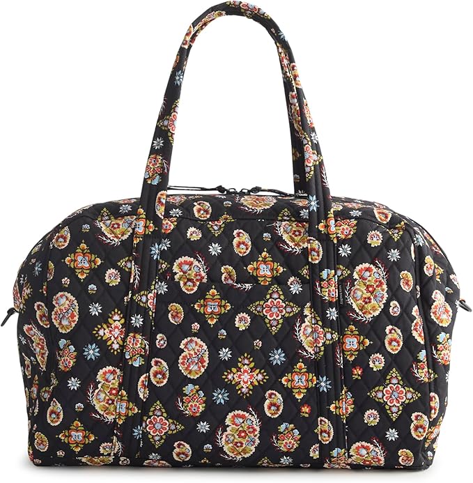 Vera Bradley Women's Miramar Weekender Travel Bag - Premium Cotton