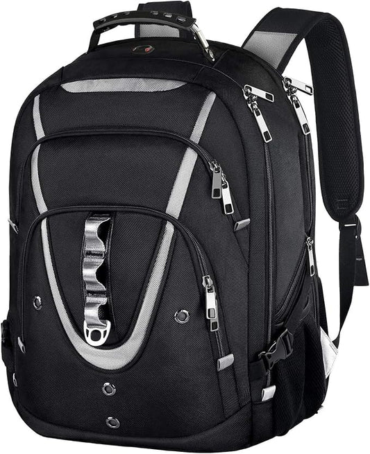Mogplof 17 inch Laptop Backpack, Large Travel Backpack for Men Airline Approved and TSA Friendly, RFID Anti Theft Water Resistant Bookbag Fit for College High School Students Weekender