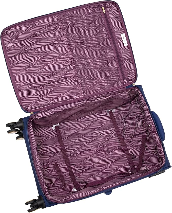 It Luggage Glimmering 28" Softside Checked 8 Wheel Expandable Spinner, Ocean Cavern