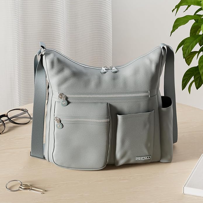 MHCNLL Crossbody Bag with Anti Theft RFID Pocket - Women Lightweight Water-Resistant Purse