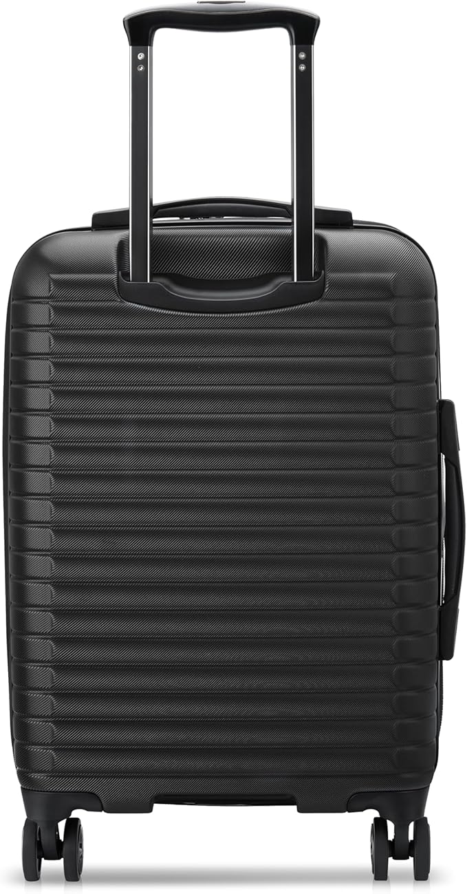 DELSEY PARIS Cruise 3.0 Hardside Expandable Luggage with Spinner Wheels, Black, Carry on 20 Inch
