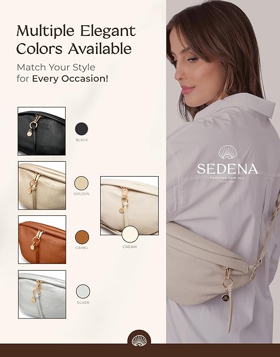 Anti Pickpocket Bag - Ivory RFID Crossbody Bag for Travel, Adjustable Strap Multiple Compartments Anti Theft Crossbody Bags for Women Travel Size Essentials Crossbody Bags for Women Large Size