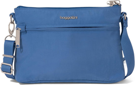 Baggallini womens Securtex Anti-theft Memento Crossbody Bag