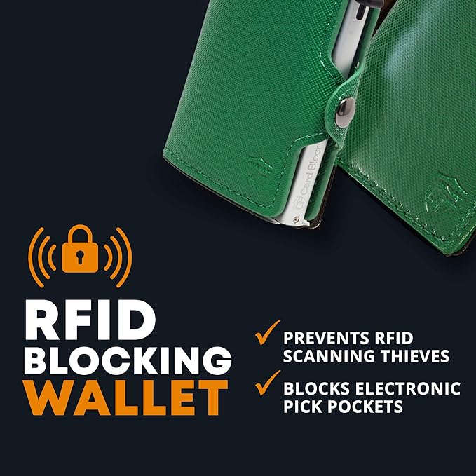 Conceal Plus Pop Up Wallet for Women – Slim Wallet for Small Purse & Crossbody Bag with Quick Card Access and RFID Blocking – Compact Card Holder (4-6 Card Capacity)