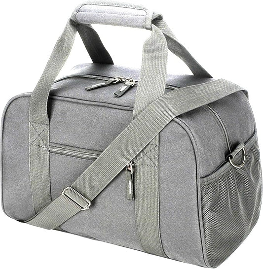 SeaRock 14 inch Small Gym Bag for Men & Women, Mini Duffle Bag for Travel Sports, Lightweight Carry On Duffel Bag, Gray